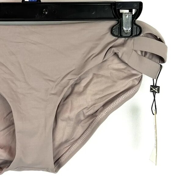 Vitamin A Women’s Beige/Gray Hipster Bikini Bottom Size 12 - Picture 3 of 5